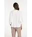Batwing blouse with back pleat