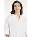 Batwing blouse with back pleat