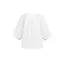 Batwing blouse with back pleat