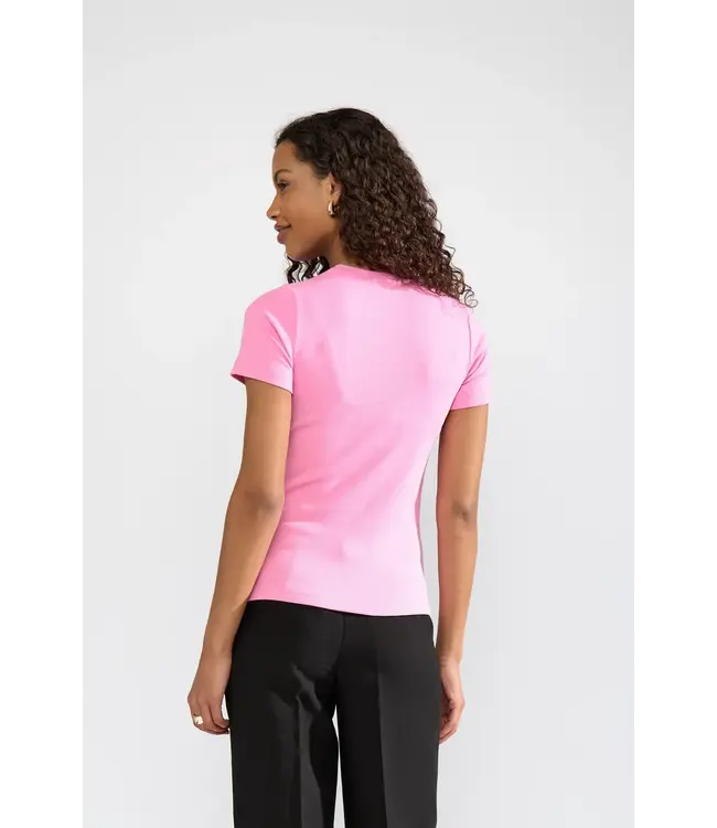 Riley ss tee - Fuchsia pink