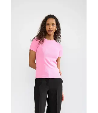 Nümph Riley ss tee - Fuchsia pink
