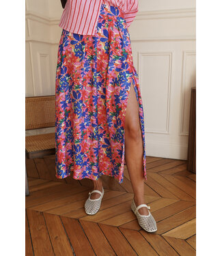 InApril1986 Fun floral skirt