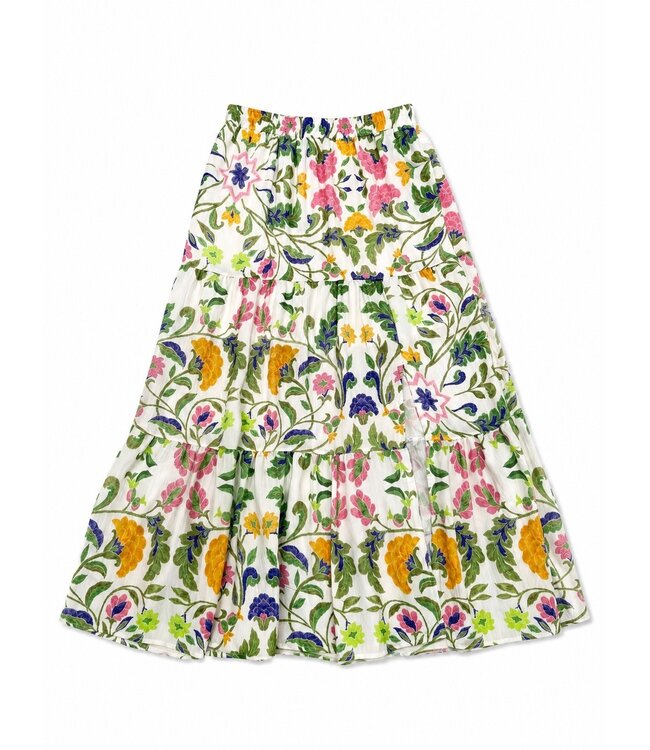 Botanical floral skirt - Green - TU