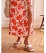 Riviera floral skirt - Rouge