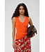 Cosette V-neck tank top - Pumpkin