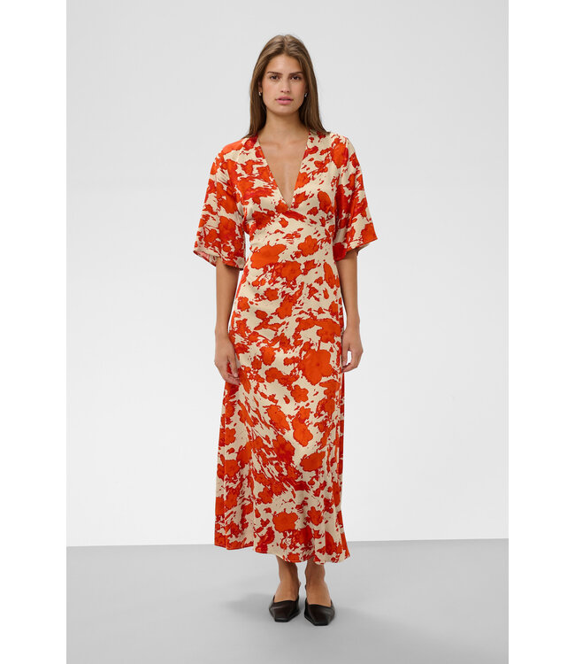 Clero midi printed dress
