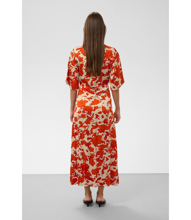 Clero midi printed dress