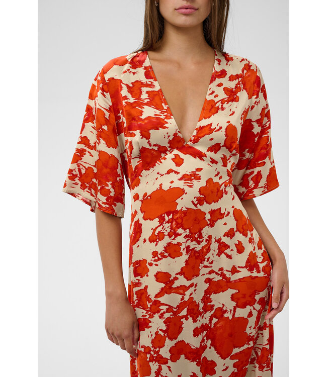 Clero midi printed dress