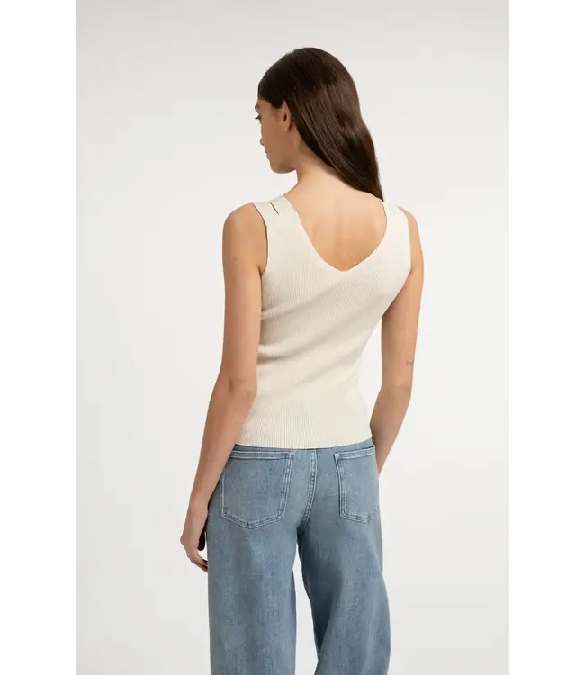 Rib knitted tanktop