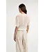 Open textured short sleeve shirt