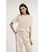 Open textured short sleeve shirt