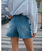 Daphia A-lijn short - Blue