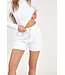 Daphia A-lijn short - White