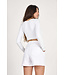 Daphia A-lijn short - White
