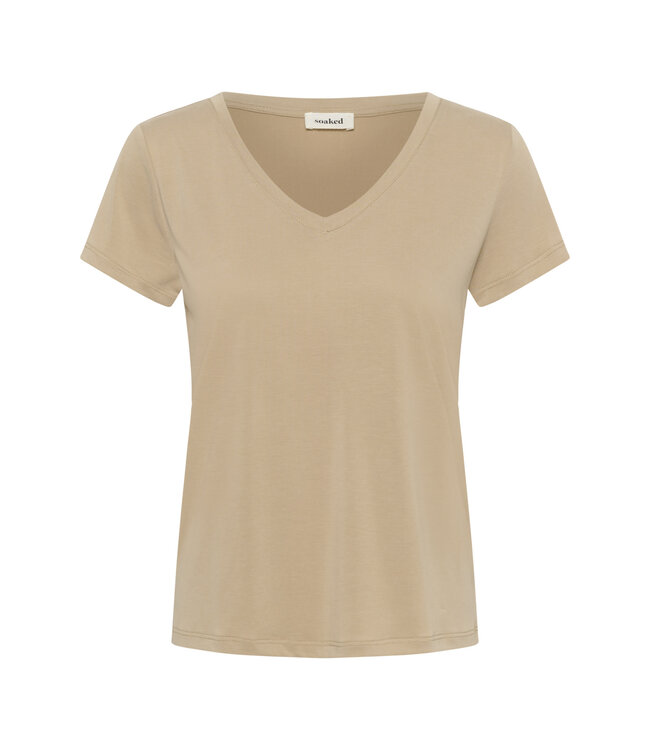 Columbine V-neck - Beige