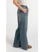 Denim trousers with cord