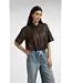 Coated blouse jacket