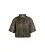 Coated blouse jacket