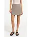 Woven check mini skort