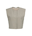 Woven check gilet jacket