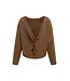 Sweatshirt knotted back