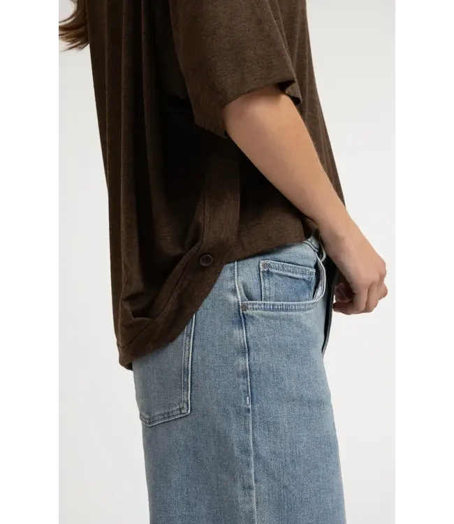 Oversized jersey top