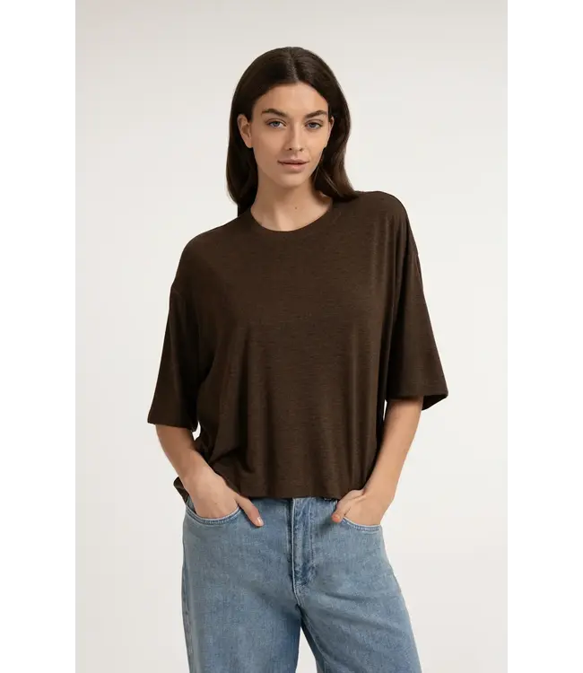 Oversized jersey top