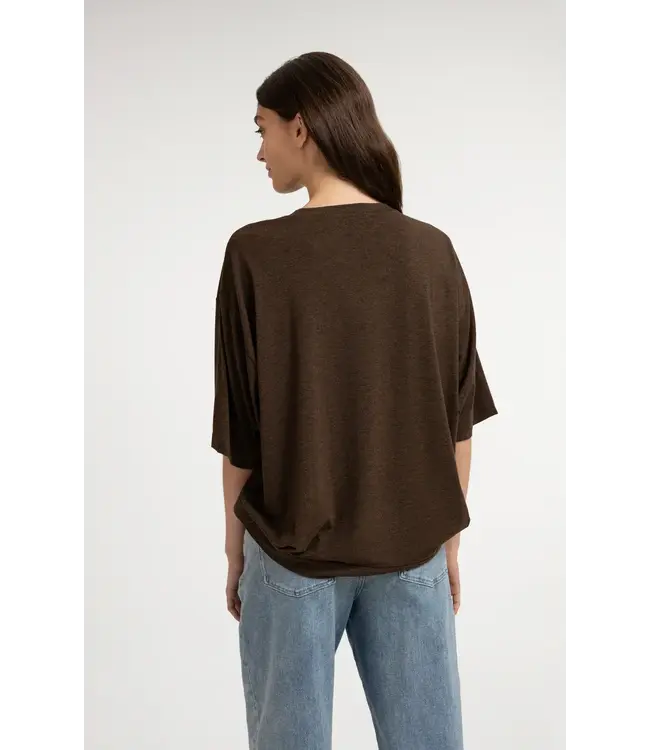 Oversized jersey top