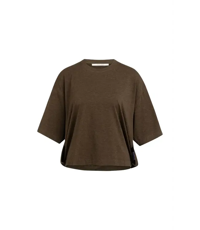 Oversized jersey top