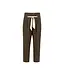 High waist trousers with scarf