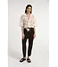 High waist trousers with scarf