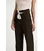 High waist trousers with scarf