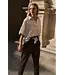 High waist trousers with scarf