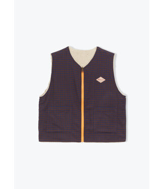 Arsène et les Pipelettes Vichy reversible gilet