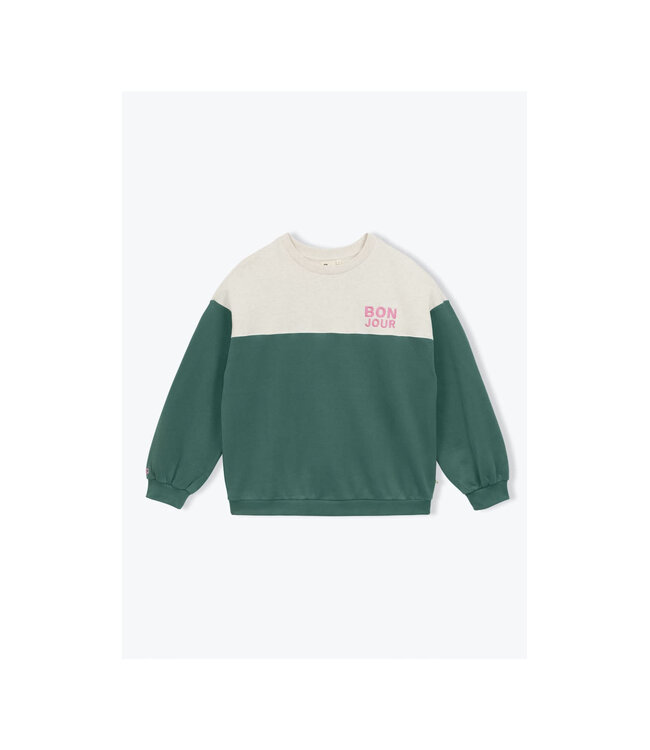 Molleton bicolore sweat - Bonjour