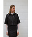 Birdie blouse - vegan leather