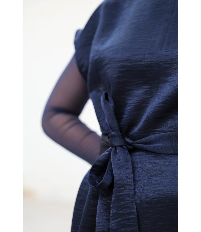 Dorothy satin dress