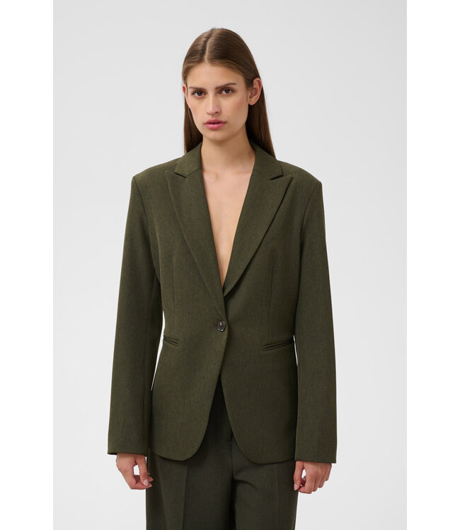 Lilu Corinne short blazer - Rosin Melange