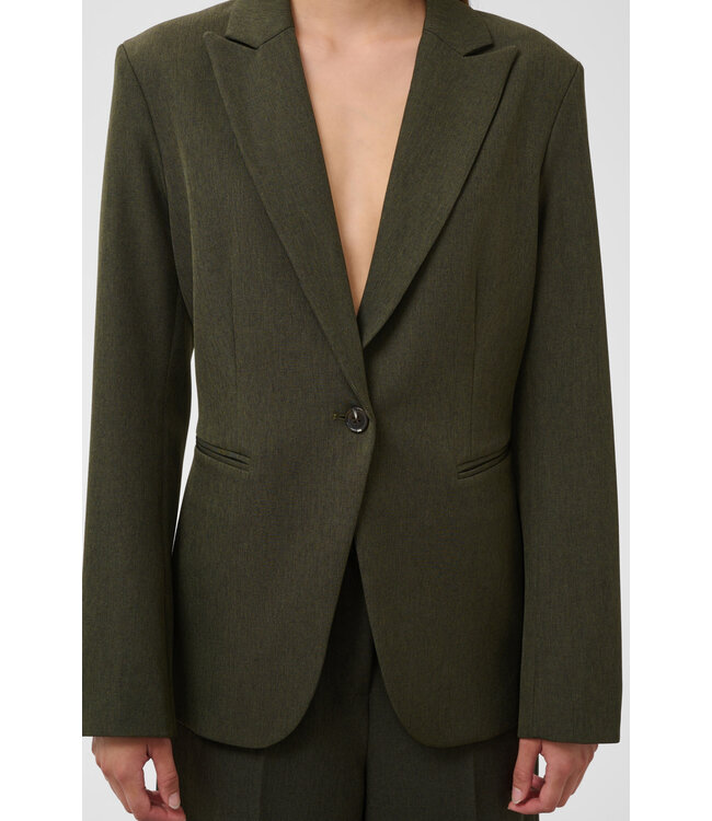 Lilu Corinne short blazer - Rosin Melange