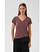 Columbine V-neck - Huckleberry