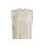 Mouwloze top in satijnlook