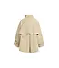 A-lijn korte trenchcoat