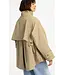 A-lijn korte trenchcoat