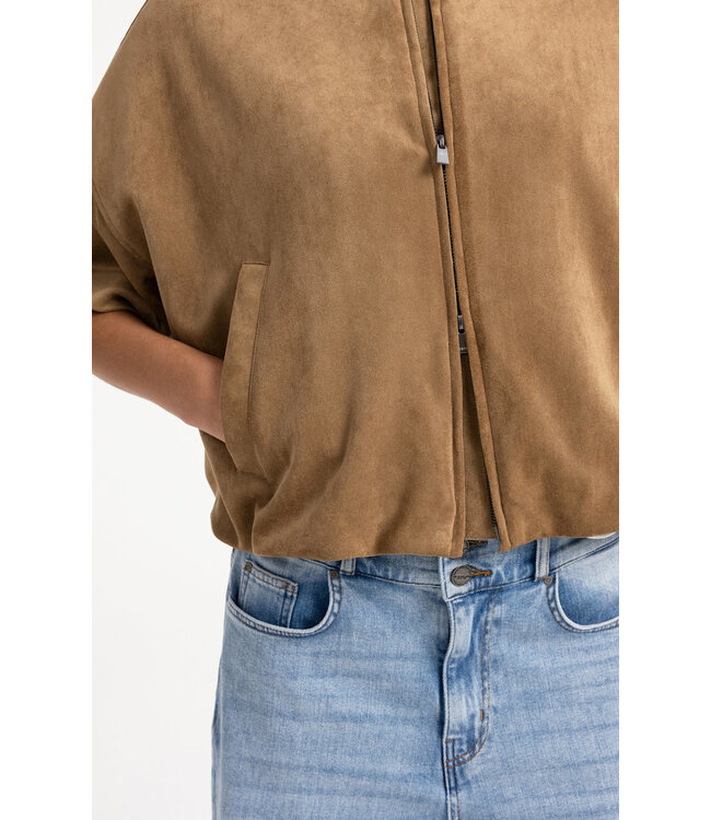 Oversized suède jasje