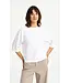 Sweat met korte mouw en rib