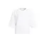 Sweat met korte mouw en rib