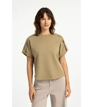 YAYA Sweatshirt met geplooide mouwen