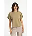 Sweatshirt met geplooide mouwen