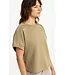 Sweatshirt met geplooide mouwen