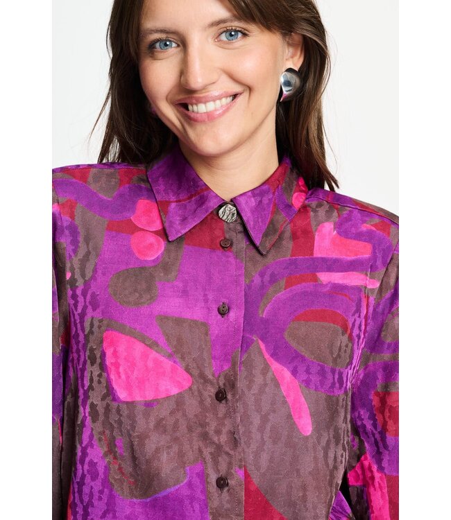 Blouse - Alex colourful bows